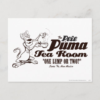 Carte Postale Salle de thé Puma Pete