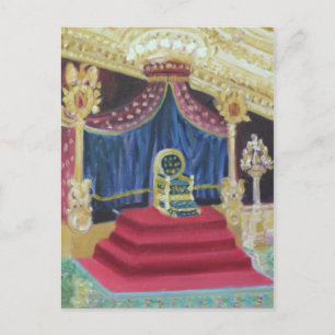 CARTE POSTALE SALLE DE TRÔNE DE NAPOLEON : FONTAINEBLEAU