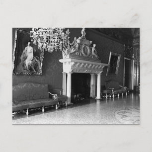 Carte Postale Salle du Trône du palais du Prince de Monaco vinta