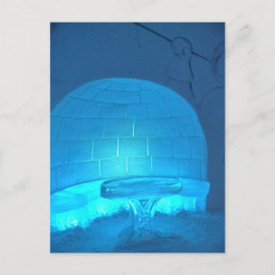 Carte Postale Salle Igloo à l'Hôtel de Glace, Québec, Canada