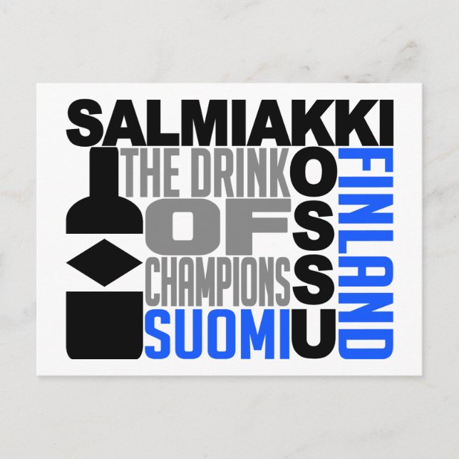 Carte postale Salmiakki Kossu (Devant)