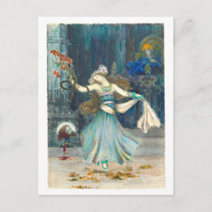 Carte Postale Salome dansant par Moreau Peinture