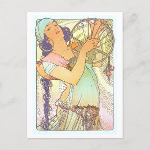 Carte Postale Salomé par Alphonse Mucha Postcard