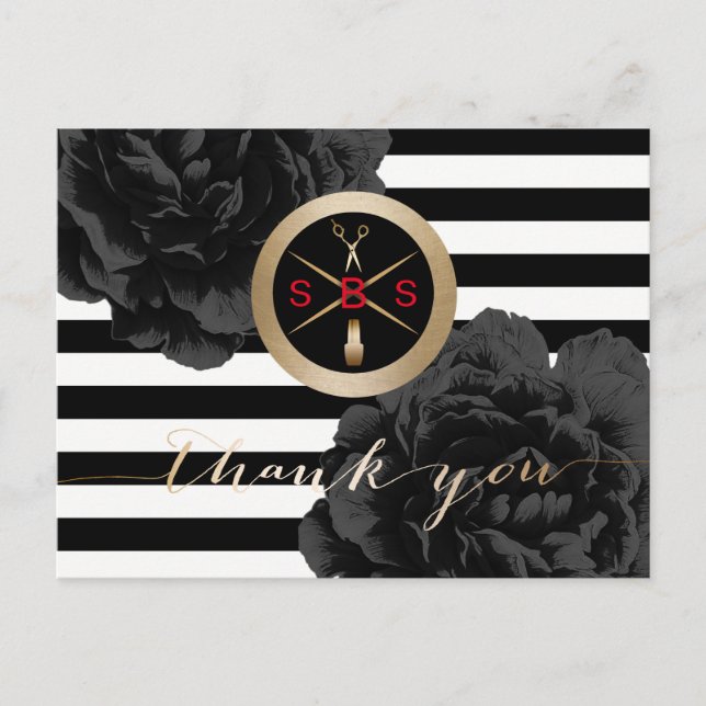 Carte Postale Salon Construction Solution Merci d'affaires (Devant)