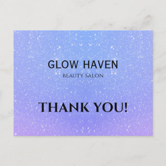 Carte Postale Salon de beauté parties scintillant Ombre