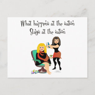 Carte Postale Salon de beauté Secrets