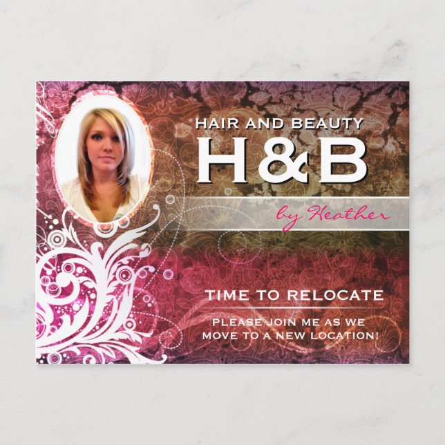 Carte Postale Salon de Flourish/carte postale chics et élégants (Devant)