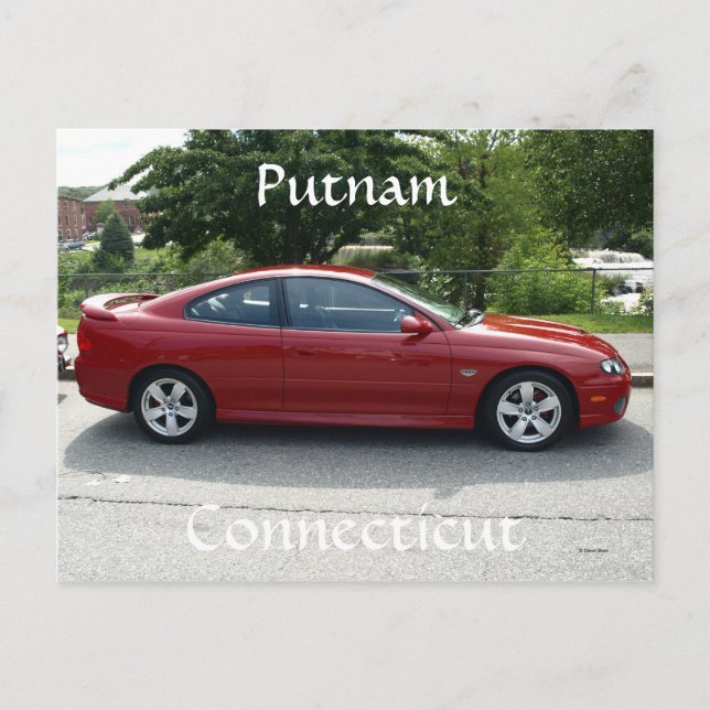 Carte Postale Salon de voiture (Devant)
