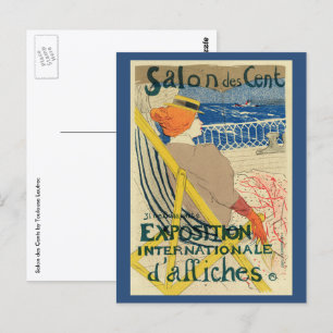 Carte Postale Salon des Cents par Toulouse Lautrec, Art nouveau
