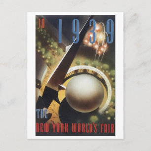 Carte Postale Salon mondial de New York 1939