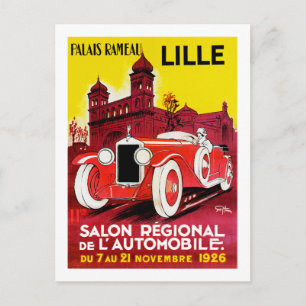 Carte Postale Salon Régional De L'Automobile ~ Lille