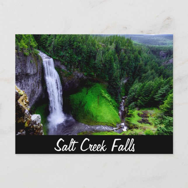 Carte Postale Salt Creek Falls, Oregon (Devant)
