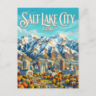 Carte Postale Salt Lake City États-Unis