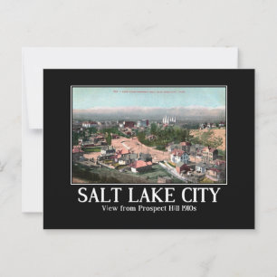 Carte Postale Salt Lake City UT Panorama Vue 1910