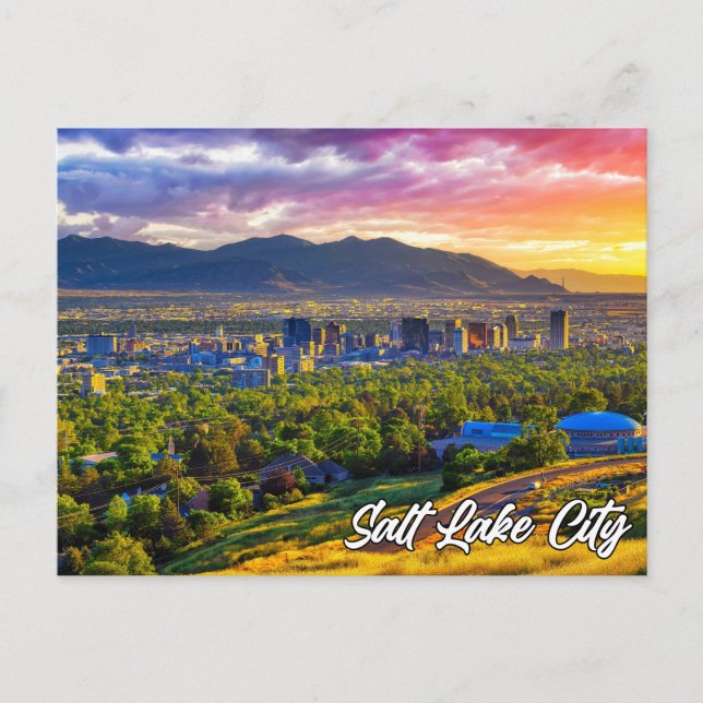 Carte Postale Salt Lake City, Utah, USA (Devant)