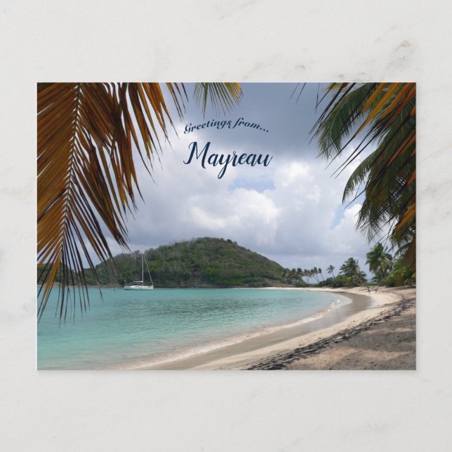 Carte Postale Salt Whistle Bay Beach à Mayreau (Devant)