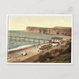 Carte Postale Saltburn-by-the-Sea, vue générale, Yorkshire, Engl