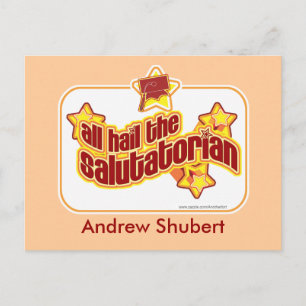 Carte Postale Saluez le salut