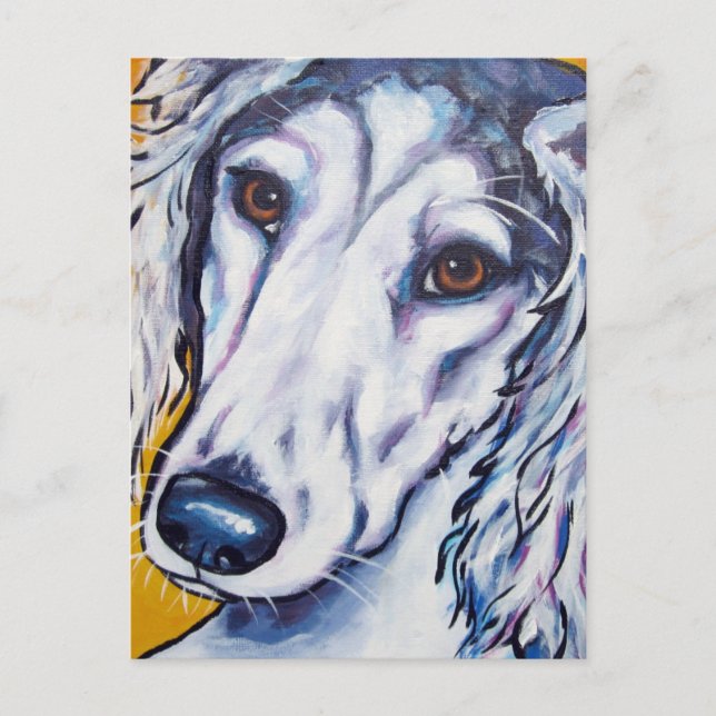 Carte Postale Saluki (Devant)