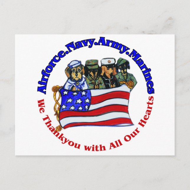 Carte Postale Salut aux troupes (Devant)