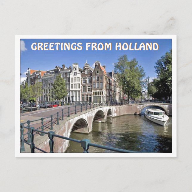 CARTE POSTALE SALUT DE HOLLAND (Devant)
