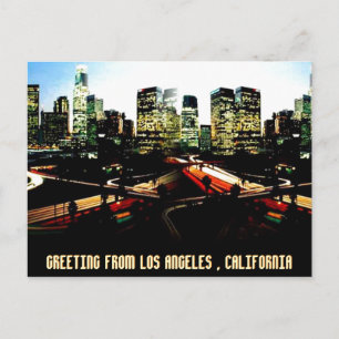 CARTE POSTALE SALUT LOS ANGELES, CALIFORNIE MOJI GBADAMOSI