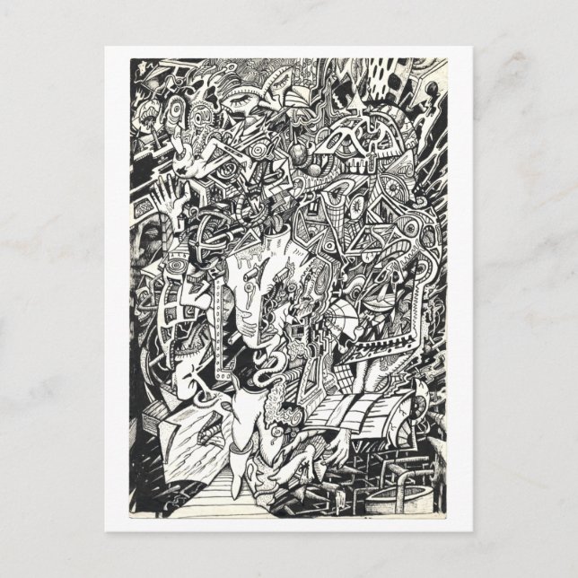 Carte Postale "Salut !", par Brian Benson Postcard (Devant)