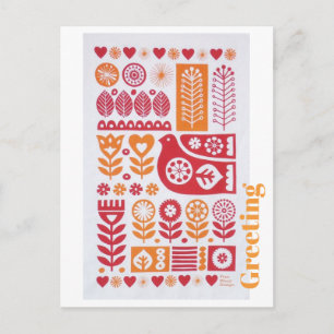 Carte postale - Salutation
