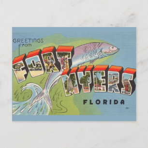 Carte Postale Salutation de Ft. Myers