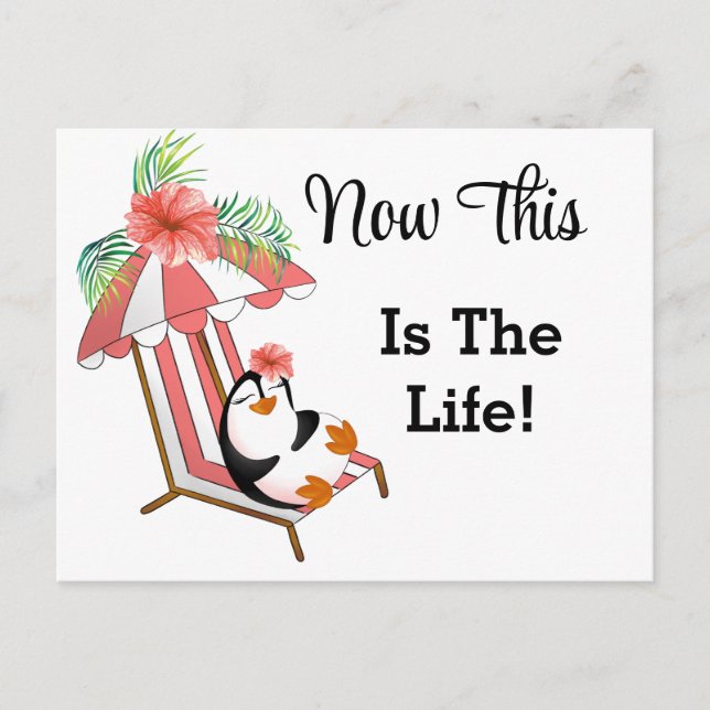 Carte Postale Salutation de la plage (Devant)