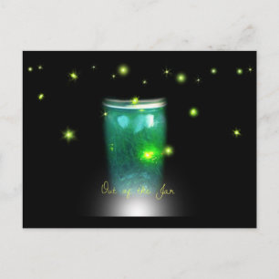 Carte Postale Salutation de lucioles