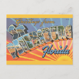 Carte Postale Salutation de Saint-Pétersbourg