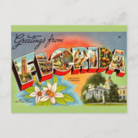Salutation Floride Vintage