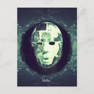 Carte Postale Salutation fragmentée