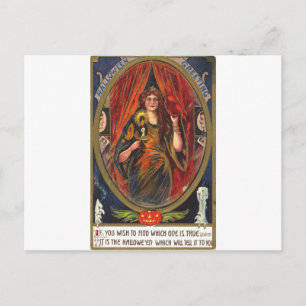 Carte Postale Salutation Halloween vintage