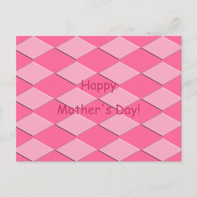 Carte postale - Salutation pour la fête des mères (Devant)