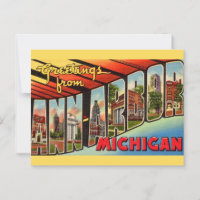 Salutation Rétro Ann Arbor Michigan