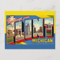 Salutation Rétro Flint Michigan