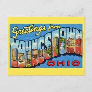 Carte Postale Salutation rétro Youngstown Ohio 