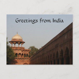 Carte Postale salutations à agra fort