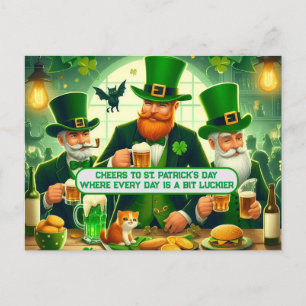 Carte Postale Salutations à la Saint Patrick Chaque jour est un