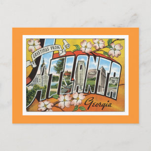 Carte Postale Salutations d'Atlanta