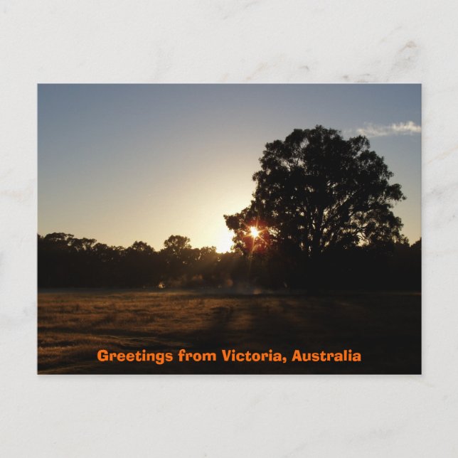 Carte Postale Salutations d'Australie (Devant)