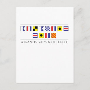 Carte Postale Salutations de Atlantic City