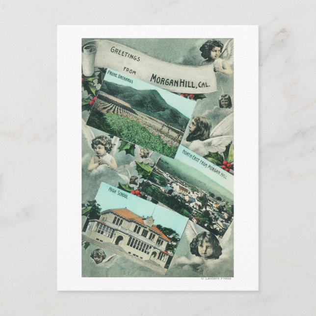 Carte Postale Salutations de avec vues Pittoresques (Devant)