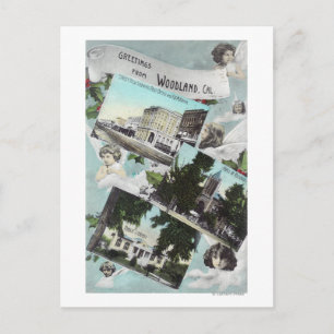 Carte Postale Salutations de avec vues PittoresquesWoodland, CA