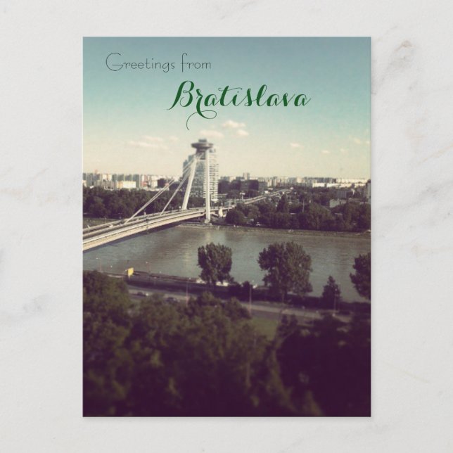 Carte Postale Salutations de Bratislava (Devant)