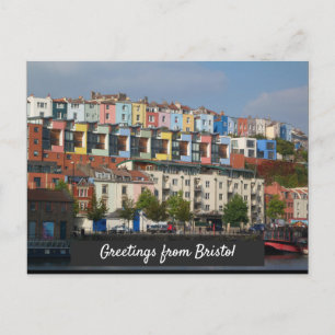 Carte Postale Salutations de Bristol Harbourside Houses