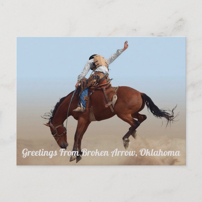Carte Postale Salutations De Broken Arrow, Oklahoma Postcard (Devant)