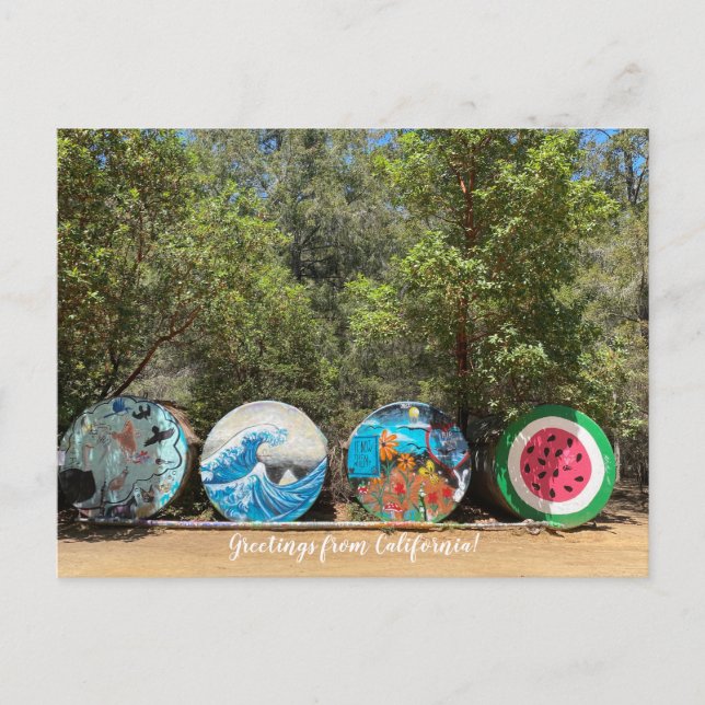 Carte Postale Salutations de Californie ! (Devant)